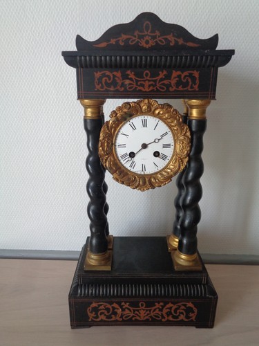 Pendule portique colonnes - pendule,