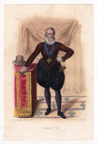 Portrait xixe henri roi de - portrait, iv