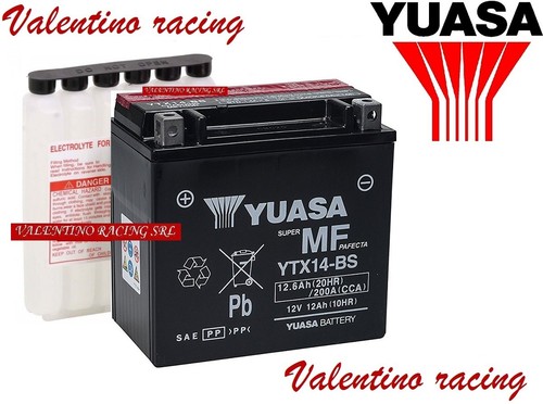 Batterie yuasa ytx14 - batterie, 12v