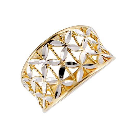 Bague femme large jaune - bague,