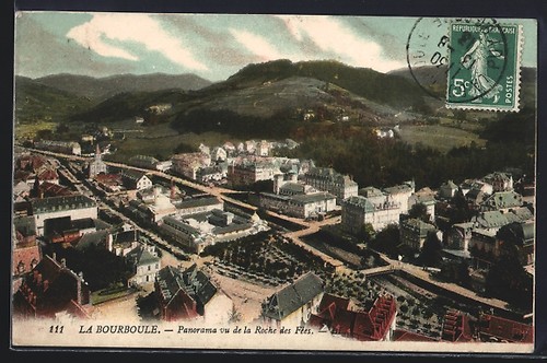 Cpa bourboule vue - la,