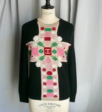CHANEL Pull noir cachemire
