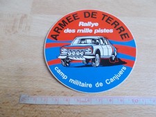 Autocollant RALLYE DES MILLE