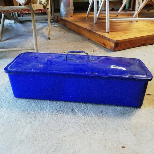 Ancienne poissonniere tole - poissonniere,