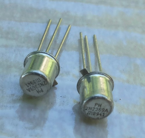 Philips 2n2369a transistor - 2x,