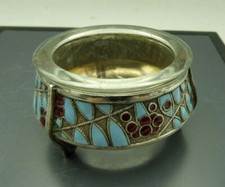 salière émaux cloisonnés