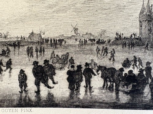Van goyen gravure eau - van, forte