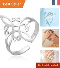 Anneau Ouvert Celtique Argent