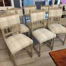 1 lot de 6 chaises Henri II