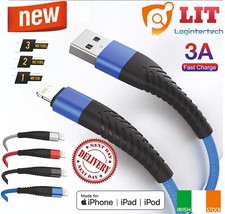 IPHONE Qualité Premium Chargeur Câble pour Apple 9 8 11 12 13 14 USB de Merm