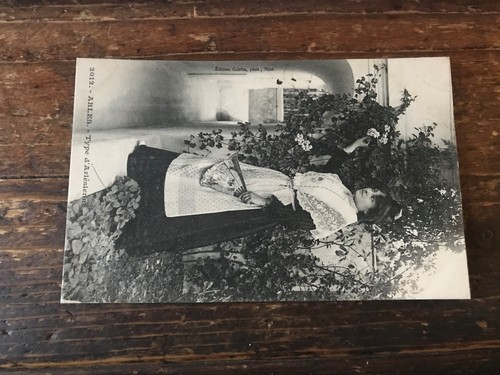 Carte postale ancienne costume - carte,