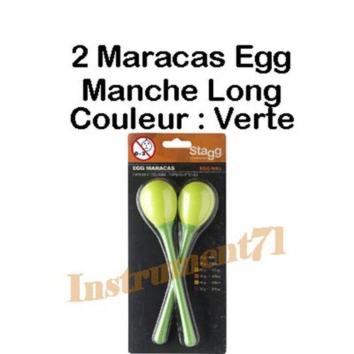 Maracas egg manche - maracas,