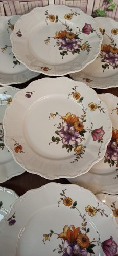 Assiettes plates porcelaine - plates,