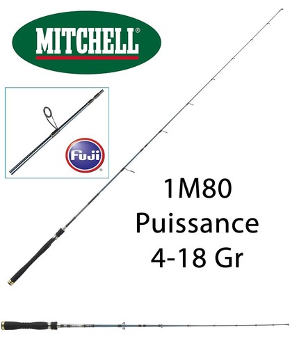 Canne leurre spinning mitchell - spinning,