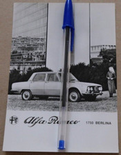 ALFA ROMEO GIULIA 1750 BERLINA Photo Foto Presse Originale Archive *No Brochure