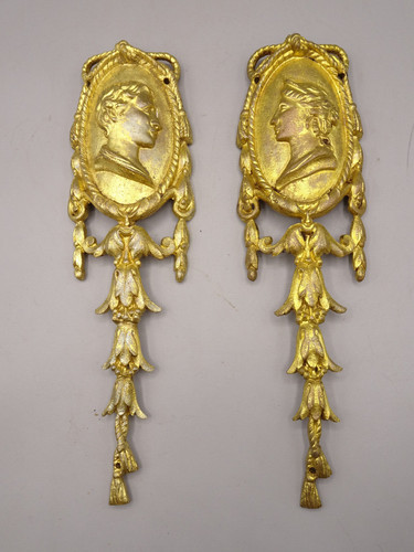 Paire bronzes doré - paire,