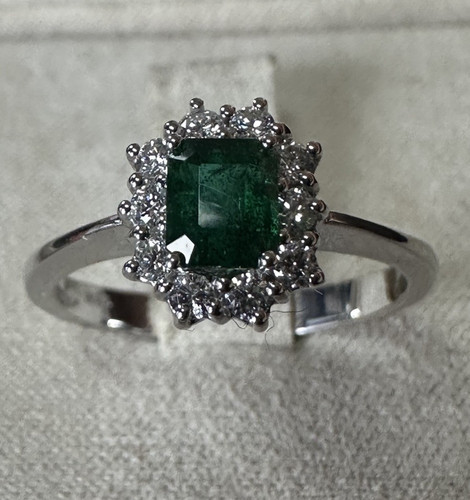 Bague blanc 18kt - bague,