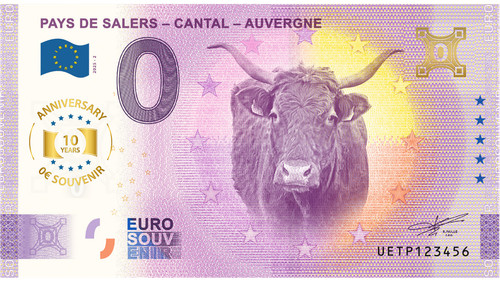 Billet souvenir 2025 france - billet,