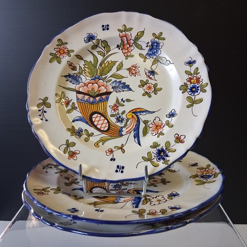 Lot assiettes plates en - 3,