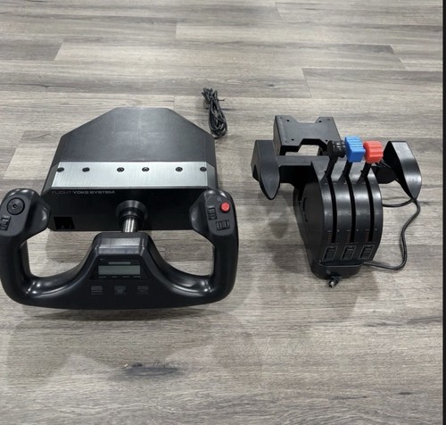 Logitech flight yoke system - g,