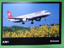 SWISSAIR   A 321    /    CARTE
