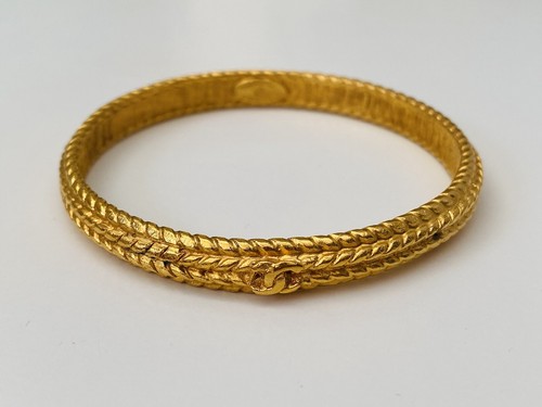 Bracelet jonc maille - , baroque