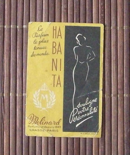 Jolie carte parfumee ancienne - jolie,