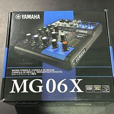 YAMAHA MG06X 6ch Mixing Console 2 Mic / 6 Line Stereo Mixer Digital Effect D-PRE