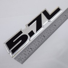 1x Noir 5.7L Moteur Emblèmes