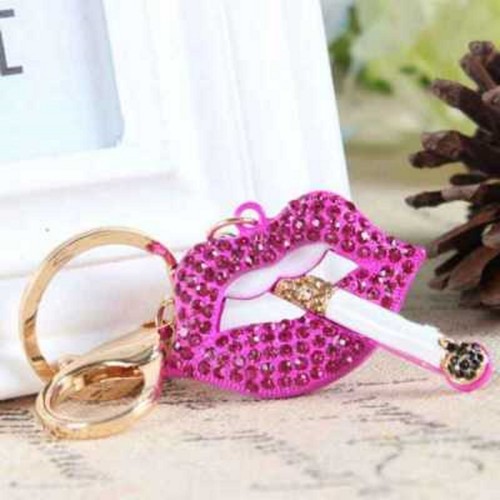 Porte cle bouche anneau - porte, +