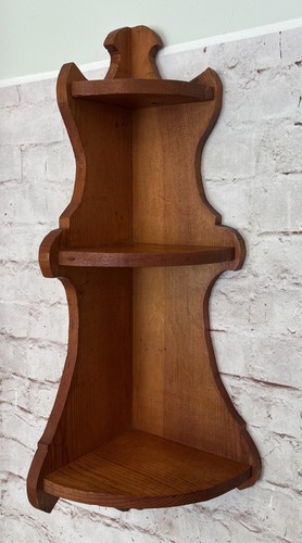 Vtg handmade wooden corner - handmade,