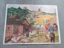 TABLEAUX D HISTOIRE CE COLLECTION ROSSIGNOL N °13/14 SEIGNEURS ET PAYSANS