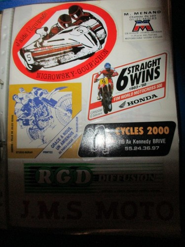 Autocollants moto side - 7,