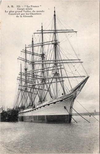 Carte postale bateau - carte,