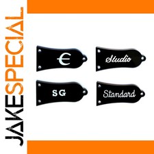 JakeSpecial – Black Truss Rod Cover Plate for US Epiphone Les Paul
