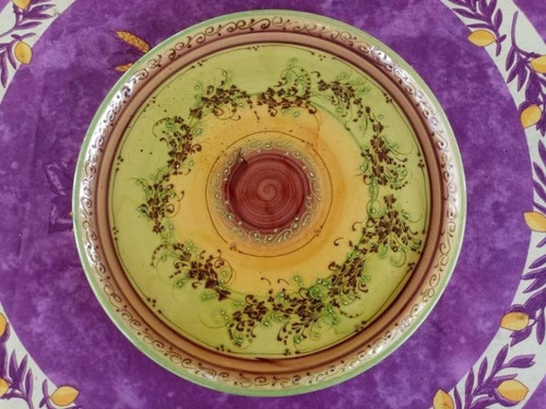 Plat rond - plat, céramique