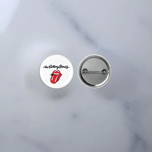 Pin rolling stones - stones, 3.2cm