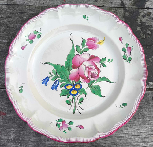 Grand plat creux assiette - , en