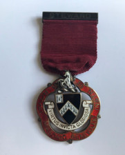 1938 Steward Royal Maçonnique Médaille Poinçonné