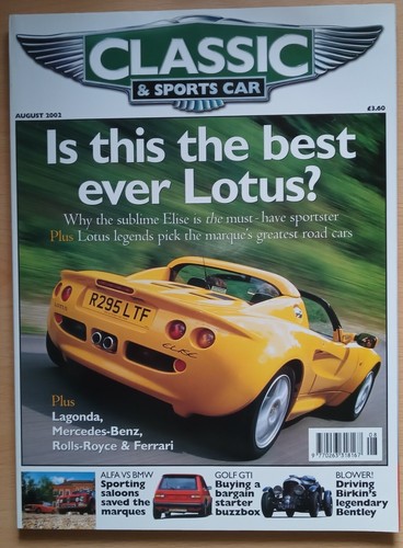 Classic sports car aug 2002 - &,