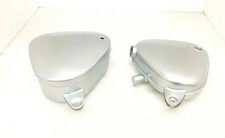 BSA A7 A10 SILVER TOOLBOX & OIL TANK/COMPATIBLE POUR