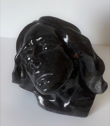 Sculpture adieu terre - l'adieu, "