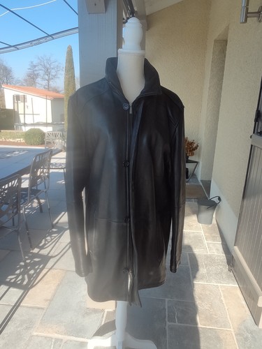 Veste cuir homme agneau - veste,