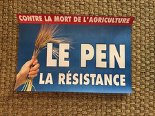 Affiche FN FRONT NATIONAL LE