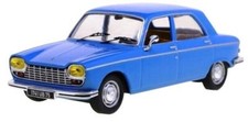 ODEON - Voiture de 1967 couleur bleu – PEUGEOT 204 - 1/43 - ODE163