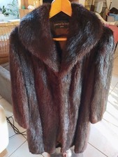 MANTEAU LONG VISON SOMBRE