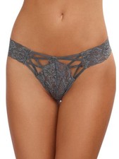 Tanga gris dentelle sexy