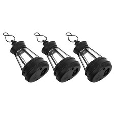  3 Pcs Lampion Solaire Exterieur Lanterne De Jardin Lumière Suspendue