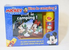 Pop-up Mickey de Walt Disney Vive le Camping lampe torche sonore neuf en boite