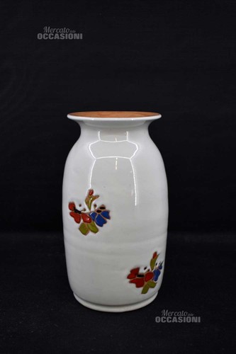 Vase terre cuite émaillée - vase,